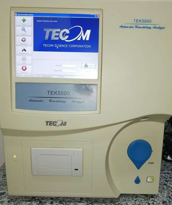 جهاز عد الدم CBC مستعمل تيكوم Tecom TEK 5000